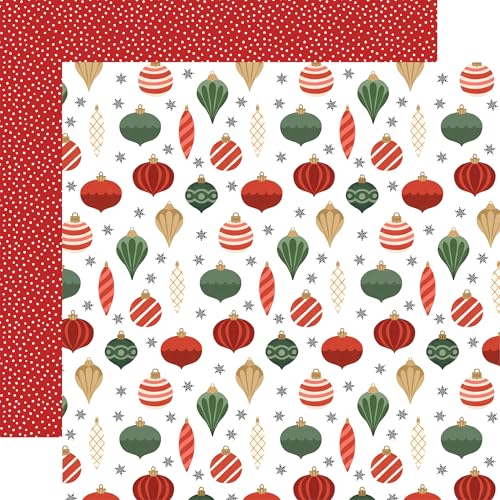 Echo Park Paper Christmas Village Joy Ornaments gemustertes Papier, 30,5 x 30,5 cm, mehrfarbig Echo Park Paper Christmas Village Joy Ornaments gemustertes Papier, 30,5 x 30,5 cm, mehrfarbig von Echo Park Paper