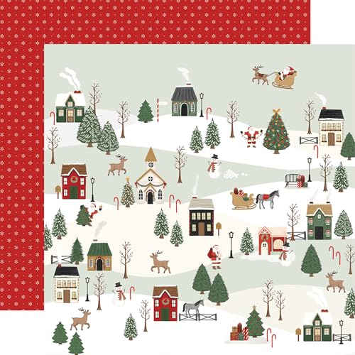 Echo Park Paper Christmas Village gemustertes Papier, 30,5 x 30,5 cm, mehrfarbig Echo Park Paper Christmas Village gemustertes Papier, 30,5 x 30,5 cm, mehrfarbig von Echo Park Paper