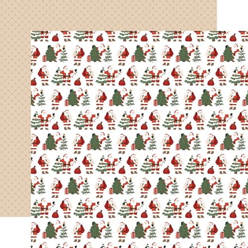 Echo Park Paper Christmas Village: Here Comes Santa 30,5 x 30,5 cm, gemustertes Papier, mehrfarbig Echo Park Paper Christmas Village: Here Comes Santa 30,5 x 30,5 cm, gemustertes Papier, mehrfarbig von Echo Park Paper