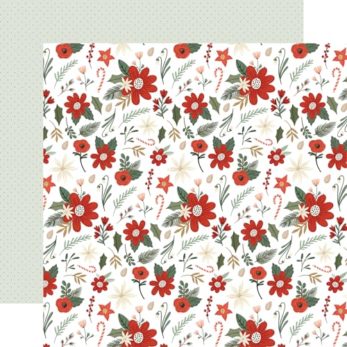Echo Park Paper Christmas Village: Very Merry Floral 30,5 x 30,5 cm, gemustertes Papier, mehrfarbig Echo Park Paper Christmas Village: Very Merry Floral 30,5 x 30,5 cm, gemustertes Papier, mehrfarbig von Echo Park Paper