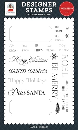 Echo Park Paper Christmas in The City: Holiday Tag Template Stamp Set, Multi Echo Park Paper Christmas in The City: Holiday Tag Template Stamp Set, Multi von Echo Park Paper