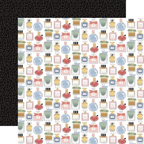 Echo Park Paper Fashion: Pretty Perfumes gemustertes Papier, 30,5 x 30,5 cm, versch von Echo Park Paper