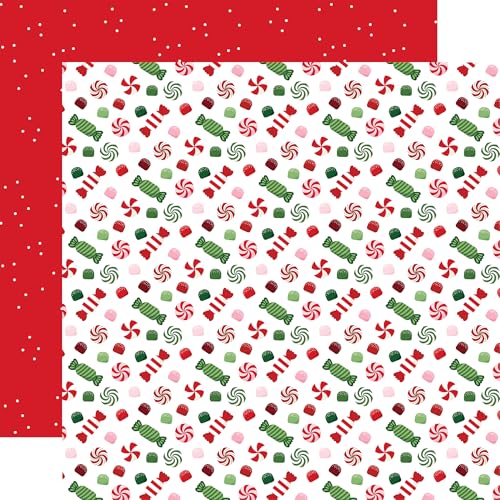 Echo Park Paper Gemustertes Papier, Motiv: Weihnachtsmann, Sweet As Sugar Candies, 30,5 x 30,5 cm, mehrfarbig Echo Park Paper Gemustertes Papier, Motiv: Weihnachtsmann, Sweet As Sugar Candies, 30,5 x 30,5 cm, mehrfarbig von Echo Park Paper