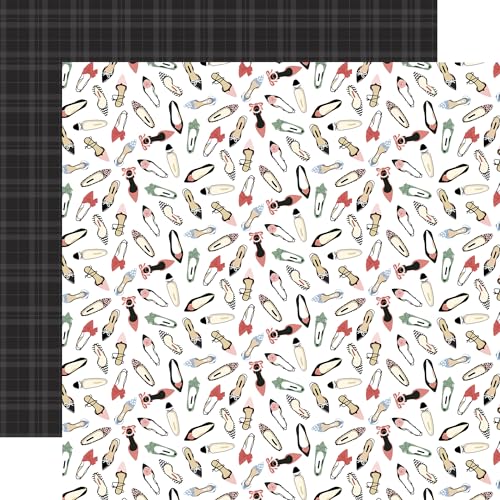 Echo Park Paper Modisch: perfektes Paar Schuhe, 30,5 x 30,5 cm, gemustertes Papier, versch Echo Park Paper Modisch: perfektes Paar Schuhe, 30,5 x 30,5 cm, gemustertes Papier, versch von Echo Park Paper