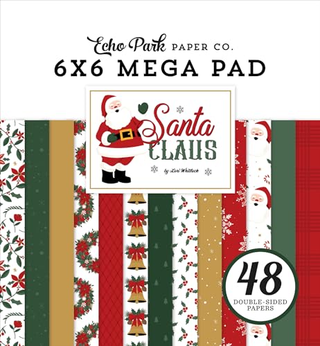 Echo Park Paper Santa Claus Cardmakers Mega-Block, 15,2 x 15,2 cm, mehrfarbig Echo Park Paper Santa Claus Cardmakers Mega-Block, 15,2 x 15,2 cm, mehrfarbig von Echo Park Paper