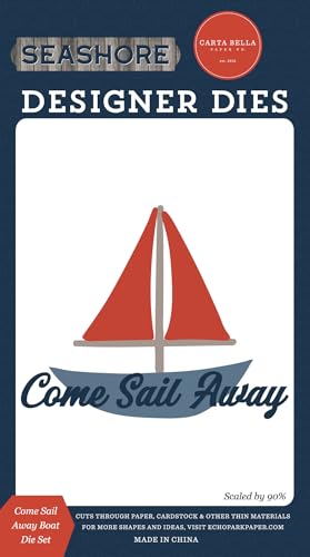 Echo Park Paper Seashore: Come Sail Away Board, kleines Stanzformen-Set, versch von Echo Park Paper