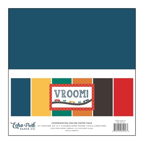 Echo Park Paper Vroom Solids Kit, versch von Echo Park Paper