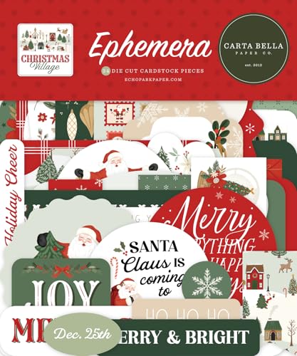 Echo Park Paper Weihnachtsdorf Ephemera, mehrfarbig Echo Park Paper Weihnachtsdorf Ephemera, mehrfarbig von Echo Park Paper