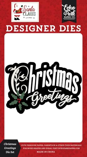 Echo Park Paper Weihnachtsmann: Weihnachtsgrüße Kleines Stanzformen-Set, mehrfarbig Echo Park Paper Weihnachtsmann: Weihnachtsgrüße Kleines Stanzformen-Set, mehrfarbig von Echo Park Paper
