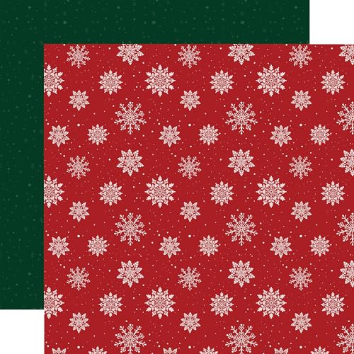 Echo Park Paper Weihnachtsmann: zarte Schneeflocken, 30,5 x 30,5 cm, gemustertes Papier, mehrfarbig Echo Park Paper Weihnachtsmann: zarte Schneeflocken, 30,5 x 30,5 cm, gemustertes Papier, mehrfarbig von Echo Park Paper