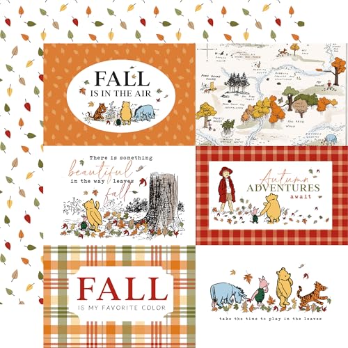 Echo Park Paper Winnie Puuh Herbst: 15,2 x 10,2 cm Tagebuchkarten, 30,5 x 30,5 cm, gemustertes Papier, mehrfarbig Echo Park Paper Winnie Puuh Herbst: 15,2 x 10,2 cm Tagebuchkarten, 30,5 x 30,5 cm, gemustertes Papier, mehrfarbig von Echo Park Paper