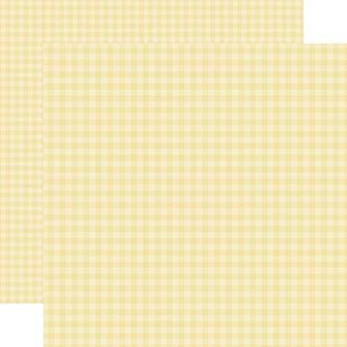 Gelbes Gingham Gelbes Gingham von Echo Park Paper