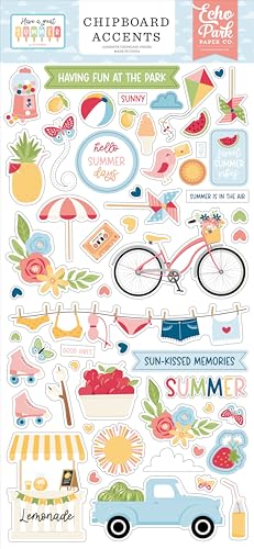 Have A Great Summer Spanplatten-Akzente, 15,2 x 33 cm Have A Great Summer Spanplatten-Akzente, 15,2 x 33 cm von Echo Park Paper
