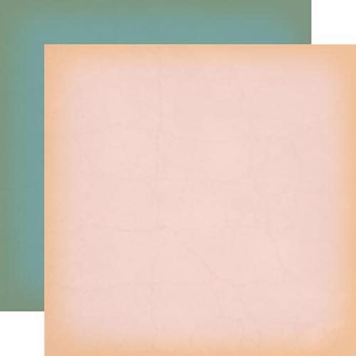 Hellrosa/Blaugrün, 30,5 x 30,5 cm, farblich abgestimmt, einfarbig Hellrosa/Blaugrün, 30,5 x 30,5 cm, farblich abgestimmt, einfarbig von Echo Park Paper