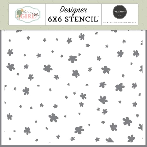 Kleine Wildblumen-Schablone Kleine Wildblumen-Schablone von Echo Park Paper