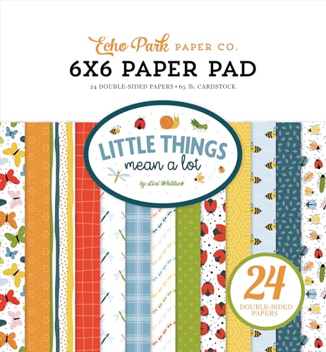 Little Things Mean A Lot Papierblock, 15,2 x 15,2 cm von Echo Park Paper