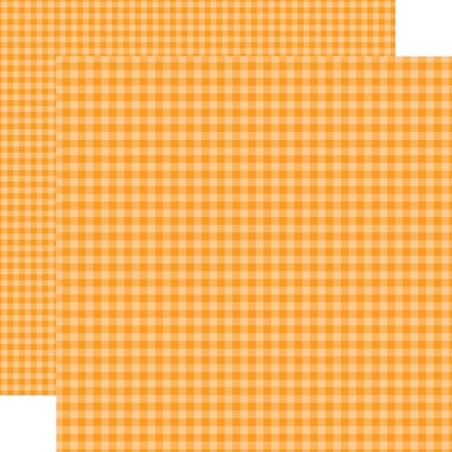 Mandarine Gingham von Echo Park Paper