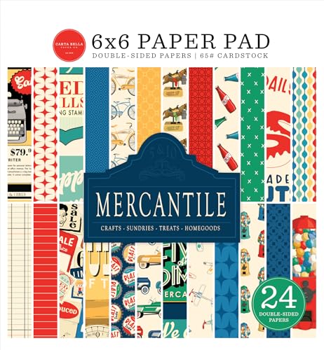Mercantile Papierblock, 15 x 15 cm Mercantile Papierblock, 15 x 15 cm von Echo Park Paper