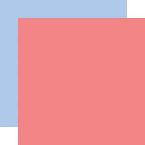 Pink/Blau, 30,5 x 30,5 cm, farblich abgestimmt von Echo Park Paper