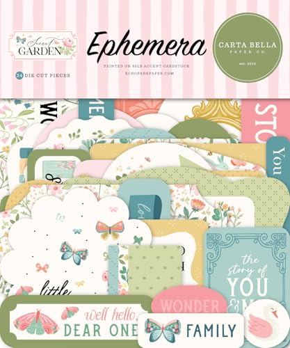 Secret Garden Ephemera Secret Garden Ephemera von Echo Park Paper