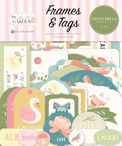 Secret Garden Rahmen und Anhänger Secret Garden Rahmen und Anhänger von Echo Park Paper