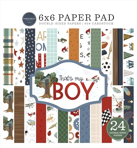 That's My Boy Papierblock, 15 x 15 cm That's My Boy Papierblock, 15 x 15 cm von Echo Park Paper