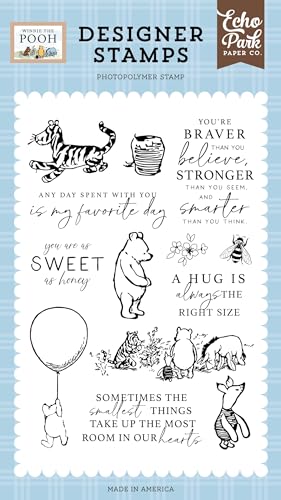 Winnie The Pooh Stamps-Pooh And Friends von Echo Park Paper Company