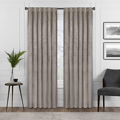 Eclipse Harper Samtvorhänge für Schlafzimmer, Einzelbahn, 127 x 213,4 cm, Pilz Eclipse Harper Samtvorhänge für Schlafzimmer, Einzelbahn, 127 x 213,4 cm, Pilz von Eclipse