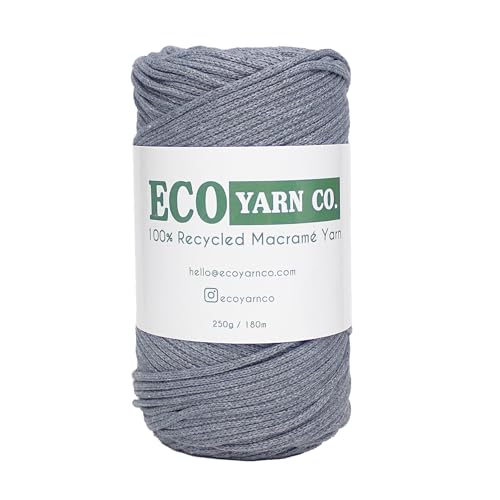 Eco Yarn Co Makramee-Garn, 250 g, 180 m von Eco Yarn Co