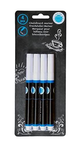 ECO 4x KREIDETAFEL-MARKER Weiss abwischbar Tafelstift Kreidestift Kreidemarker Flüssigkreidestift Kreide Tafel Tafeln Glas Fenstern Stift 26 von ECO