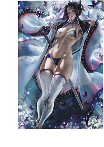 EcoFloor Diamond Painting Set - Demon Slayer Manga - 5D Diamond Painting Pictures with Diamond Painting Accessories for Children and Adults - Crystal Art for Home Wall Decoration 40 x 60 cm von EcoFloor