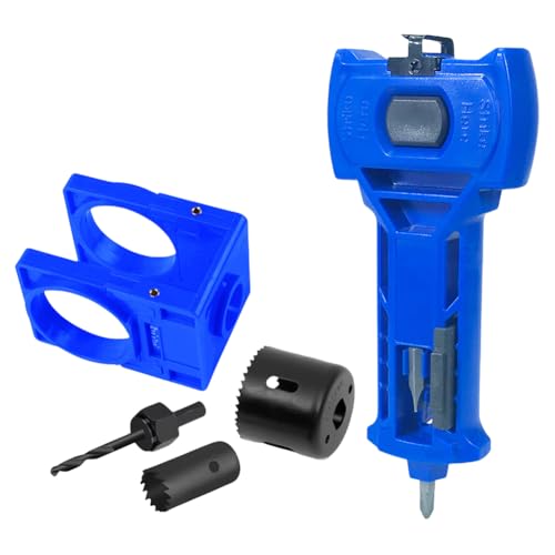 EcoGleam TOR INSTANTUNGS-KIT-Türverriegelungskit für 1-3/8in oder 1-3/4in-Türen (blau) von EcoGleam