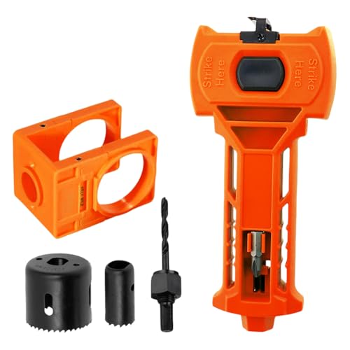 EcoGleam TOR INSTANTUNGS-KIT-Türverriegelungskit für 1-3/8in oder 1-3/4in-Türen (orange) von EcoGleam