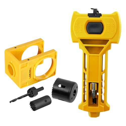 EcoGleam TOR Installation Kit Türverriegelungskit für 1-3/8in oder 1-3/4in-Türen (gelb) von EcoGleam