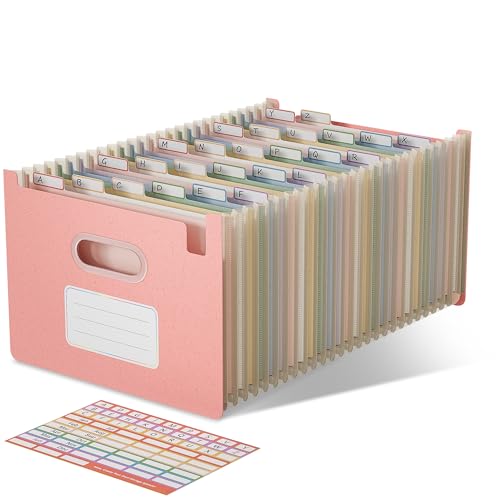 EcoStash Dokumentenmappe A4 26 Fächer, Weizenstroh Fächermappe Sortiermappe Bunte Ordner Organizer, Akkordeon Aktenmappe, Aufrecht und Oben Offen, BPA-frei, Zurück zur Natur,Gesundes Leben-Erdbeerrosa EcoStash Dokumentenmappe A4 26 Fächer, Weizenstroh Fächermappe Sortiermappe Bunte Ordner Organizer, Akkordeon Aktenmappe, Aufrecht und Oben Offen, BPA-frei, Zurück zur Natur,Gesundes Leben-Erdbeerrosa von EcoStash