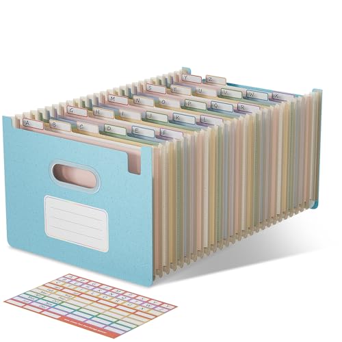 EcoStash Dokumentenmappe A4 26 Fächer, Weizenstroh Fächermappe Sortiermappe Bunte Ordner Organizer, Akkordeon Aktenmappe, Aufrecht und Oben Offen, BPA-frei, Zurück zur Natur,Gesundes Leben-Himmelblau EcoStash Dokumentenmappe A4 26 Fächer, Weizenstroh Fächermappe Sortiermappe Bunte Ordner Organizer, Akkordeon Aktenmappe, Aufrecht und Oben Offen, BPA-frei, Zurück zur Natur,Gesundes Leben-Himmelblau von EcoStash