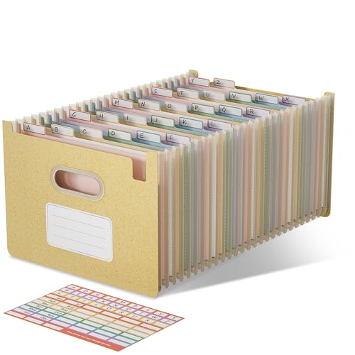 EcoStash Dokumentenmappe A4 26 Fächer, Weizenstroh Fächermappe Sortiermappe Bunte Ordner Organizer, Akkordeon Aktenmappe, Aufrecht und Oben Offen, BPA-frei, Zurück zur Natur,Gesundes Leben-Weizengelb EcoStash Dokumentenmappe A4 26 Fächer, Weizenstroh Fächermappe Sortiermappe Bunte Ordner Organizer, Akkordeon Aktenmappe, Aufrecht und Oben Offen, BPA-frei, Zurück zur Natur,Gesundes Leben-Weizengelb von EcoStash