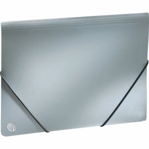 Ecobra Eckspannmappe A4 PP silver shadow Ecobra Eckspannmappe A4 PP silver shadow von Ecobra