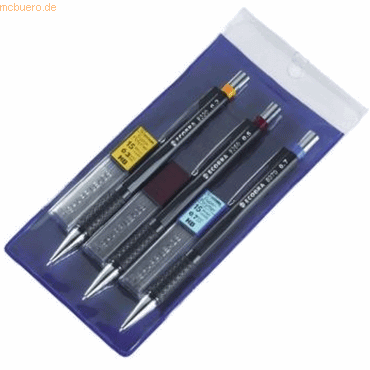 Ecobra Feinminenstift-Set 0,3/0,5/0,7 + Feinminen HB Ecobra Feinminenstift-Set 0,3/0,5/0,7 + Feinminen HB von Ecobra