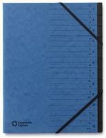 Ecobra – Portemonnaie Ende A3 blau metallic schwarz von Ecobra