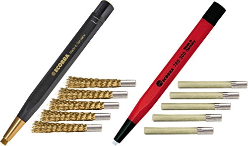 Ecobra Radierstift (Pinselstifte + 10 Ersatzradierer, Materialkombi) von Ecobra