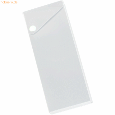 Ecobra Stiftebox / Utensilienbox 200x80x28mm weiß/transparent von Ecobra