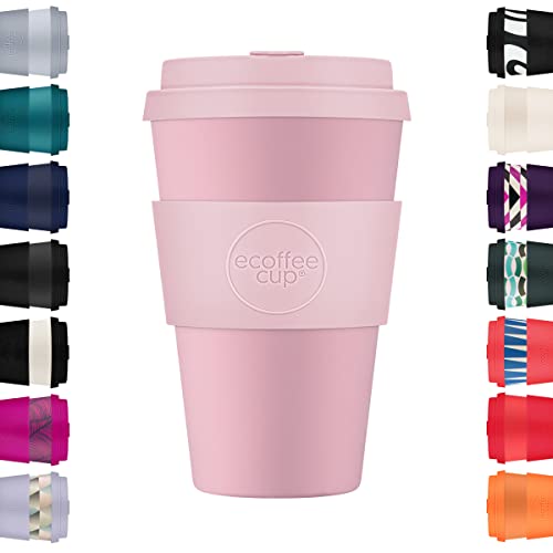 14oz 400ml Ecoffee Cup Wiederverwendbare umweltfreundliche 100% pflanzliche Kaffeetasse mit Silikondeckel und Hülle - Melaminfreie und biologisch abbaubare Reisetasse, Local Fluff 14oz 400ml Ecoffee Cup Wiederverwendbare umweltfreundliche 100% pflanzliche Kaffeetasse mit Silikondeckel und Hülle - Melaminfreie und biologisch abbaubare Reisetasse, Local Fluff von Ecoffee Cup