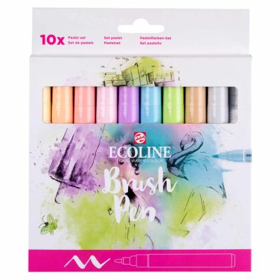 Brush Pen Set 10 Stück von ECOLINE