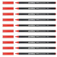 edding 1300 Filzstifte rot, 10 St. von Edding