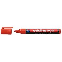 edding 300 Permanentmarker rot 1,5 - 3,0 mm, 10 St. von Edding