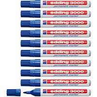 edding 3000 Permanentmarker blau 1,5 - 3,0 mm, 10 St. edding 3000 Permanentmarker blau 1,5 - 3,0 mm, 10 St. von Edding