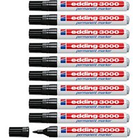 edding 3000 Permanentmarker schwarz 1,5 - 3,0 mm, 10 St. edding 3000 Permanentmarker schwarz 1,5 - 3,0 mm, 10 St. von Edding