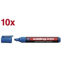 edding 330 Permanentmarker blau 1,0 - 5,0 mm, 10 St. edding 330 Permanentmarker blau 1,0 - 5,0 mm, 10 St. von Edding