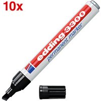 edding 3300 Permanentmarker schwarz 1,0 - 5,0 mm, 10 St. edding 3300 Permanentmarker schwarz 1,0 - 5,0 mm, 10 St. von Edding